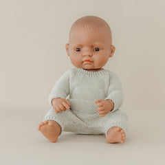 Miniland 31037 - Baby südamerikanischer Junge Tüte - ohne Unterwäsche, 32 cm