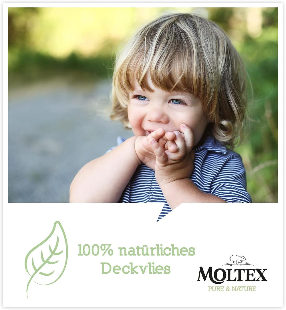 Scutece organice Pure & Nature, mărimea 6 XL (17-28 kg), cutie lunară, 84 de scutece organice