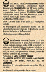 Nestlé CINI MINIS, Muesli cu scorțișoară, 37% cereale integrale vitale, cu vitamine, calciu și fier, fulgi crocanți, pachet de 7 (7x375g)