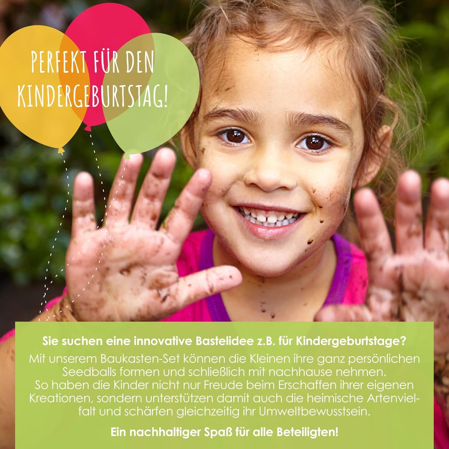 Samenbomben Selber Machen Für Eine Bunte Bienenweide - Bienenfreundlicher Seedbomb Bausatz Für 20-30 Seedbombs