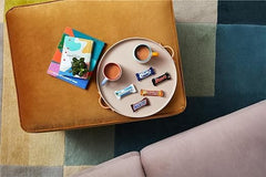 Pachet vrac cu mini ciocolată mixtă, ciocolată, 35 de mini gustări de ciocolată (Mars, Snickers, Bounty, Twix, Milky Way) ca dulciuri, cadou de ciocolată, cutie de bomboane (710g)