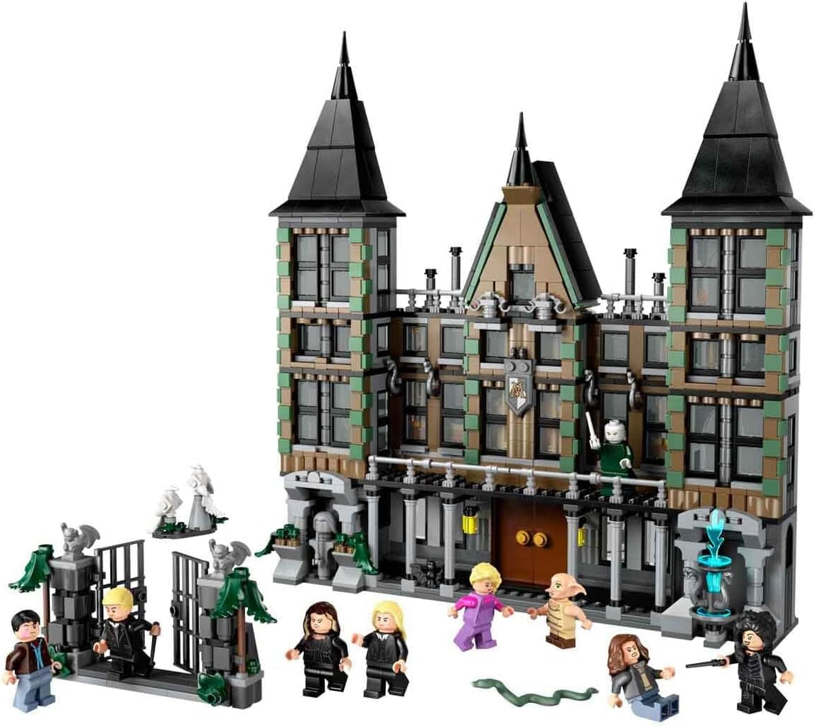 LEGO Harry Potter Malfoy Family Country Estate, jucărie fantastică de colecționat și expus, cadou pentru băieți, fete și fani ai lumii vrăjitorilor, idee de cadou cu 9 minifigurine 76453 Seturi de constructie Besuche den LEGO-Store