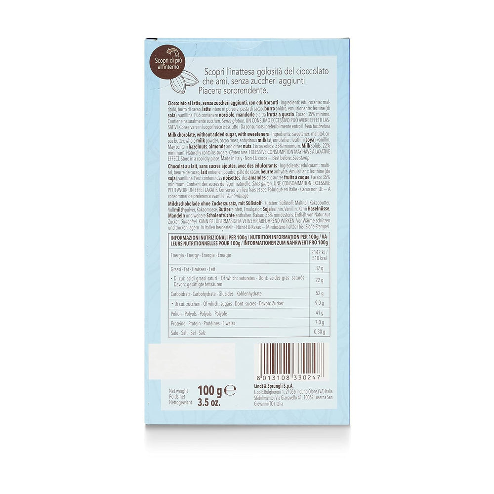 Batoane cu lactoză, fără zahăr adăugat, 100g