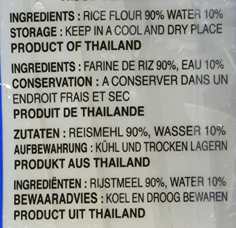 Tăiței de orez Cock, 10 mm, calitate 1 (1 pachet x 375 g)