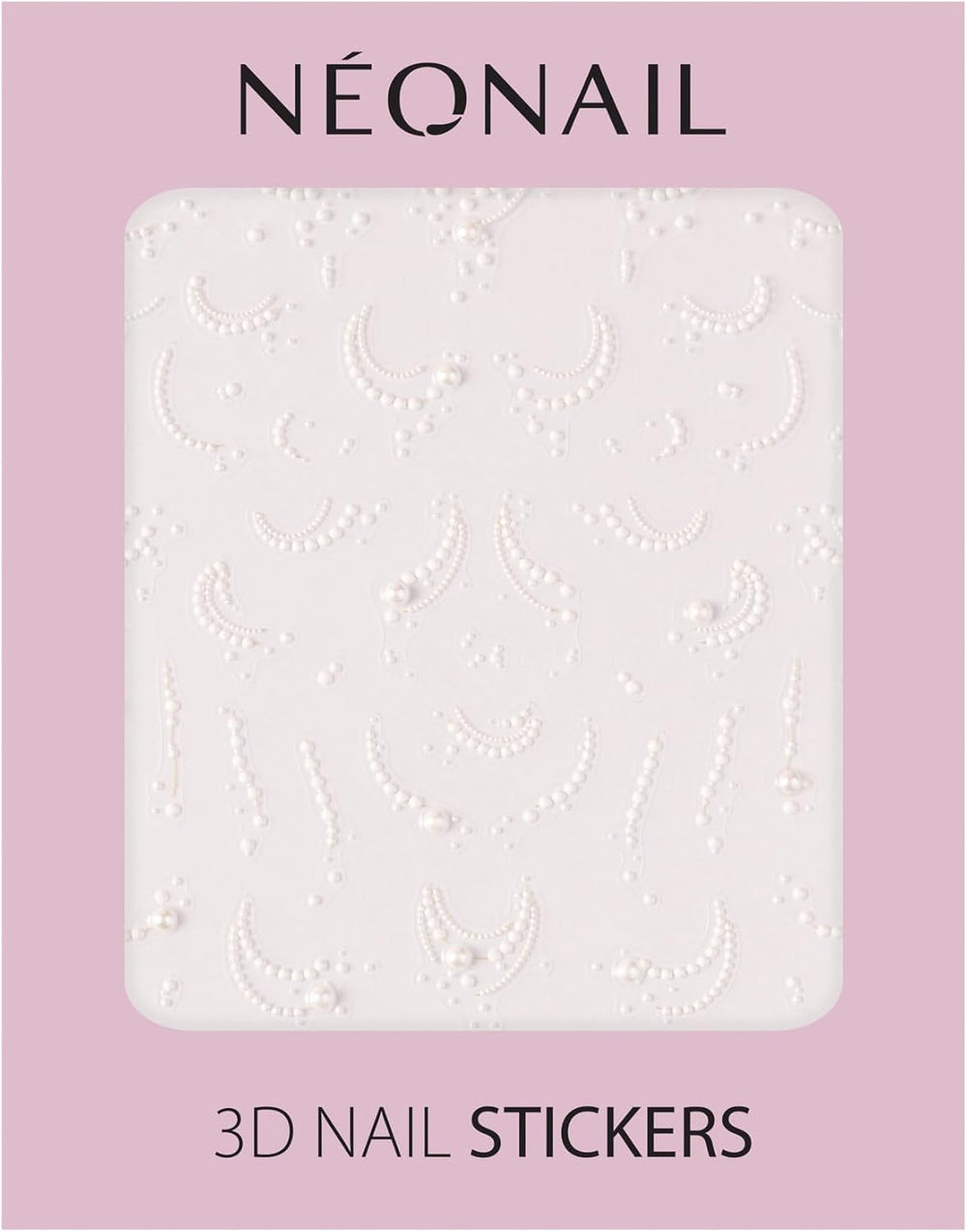 NÉONAIL Nagelstickers 3D - 61 Muster - Nail Charms - Nägel Selber Machen - Nails - Nageldesign - Accessories - Nailart - Nail Art Zubehör - Nagel Deko - Nagelschmuck - Dekoration Nageldesign - Weiß