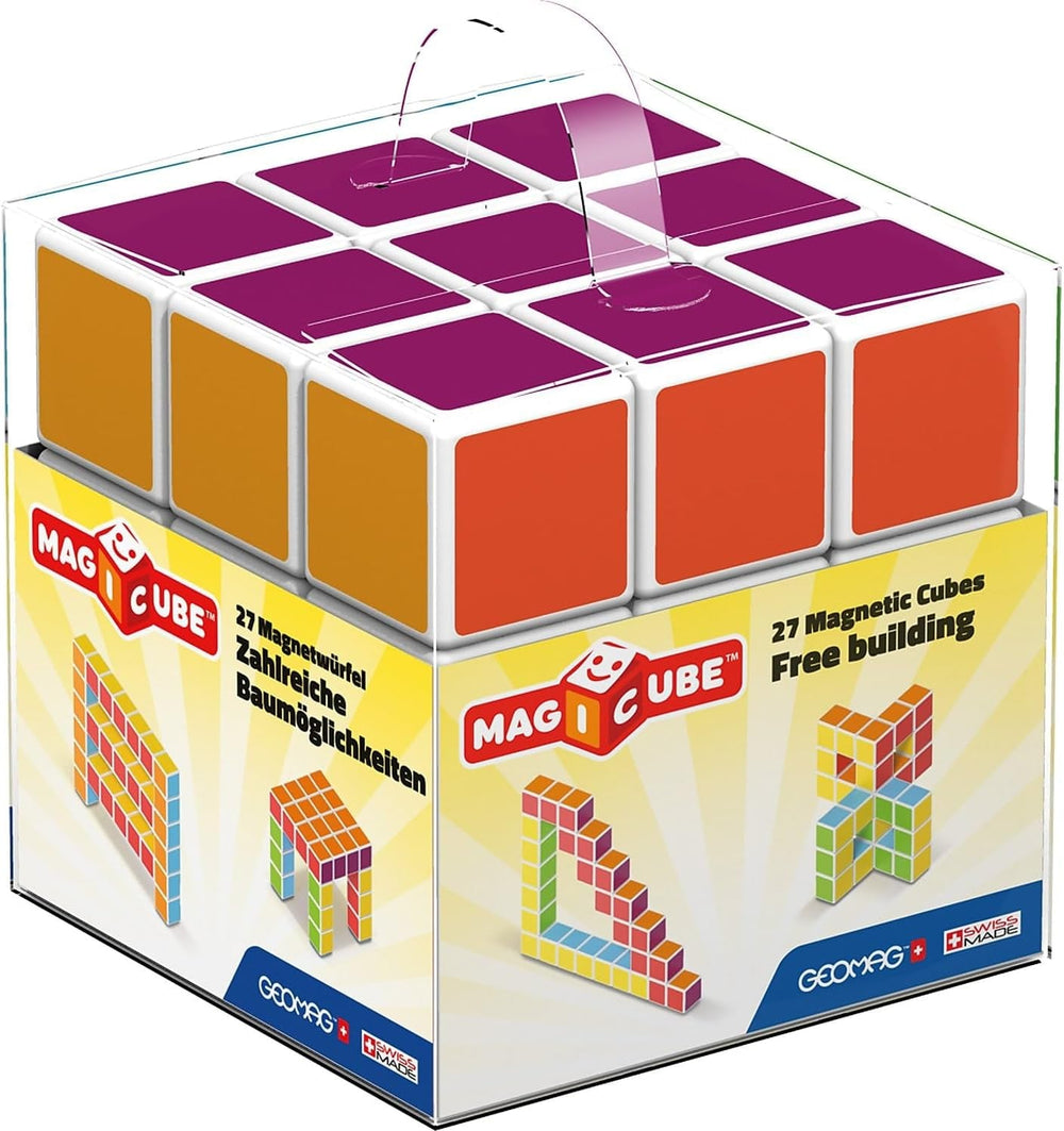 Geomag Magnetic Constructions, Original Magnetische Würfel, Magnetische Blöcke, Geschenk Kind 1 2 3 4 5 6 7 8 9 Jahre