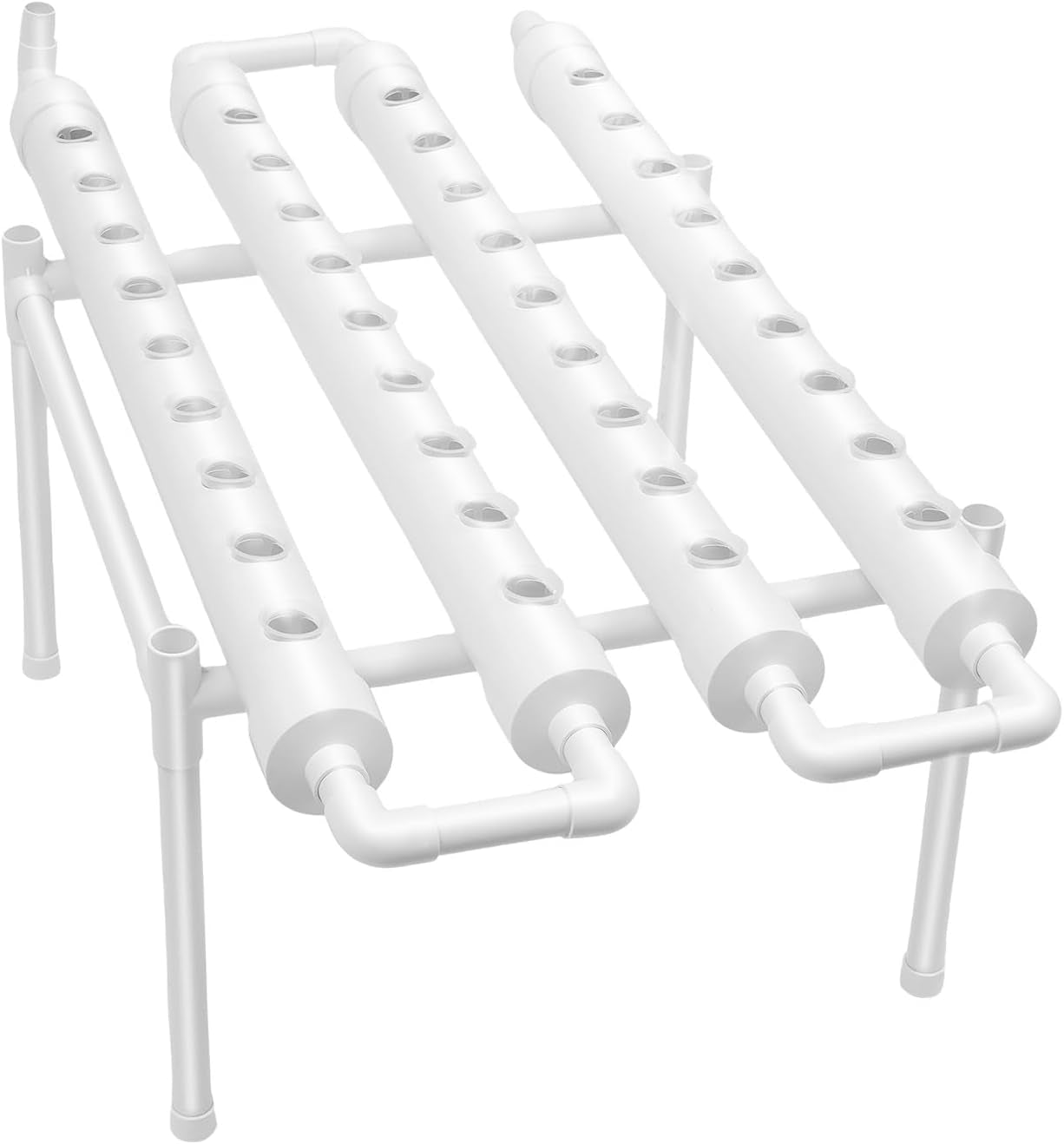 Hidroponică, verticală, 1 strat, 36 de poziții, turn hidroponic, 3,5 x 4,5 cm, coș pentru hidroponică, grădină, verticală, cutie de creștere, set complet, experiment hidroponic