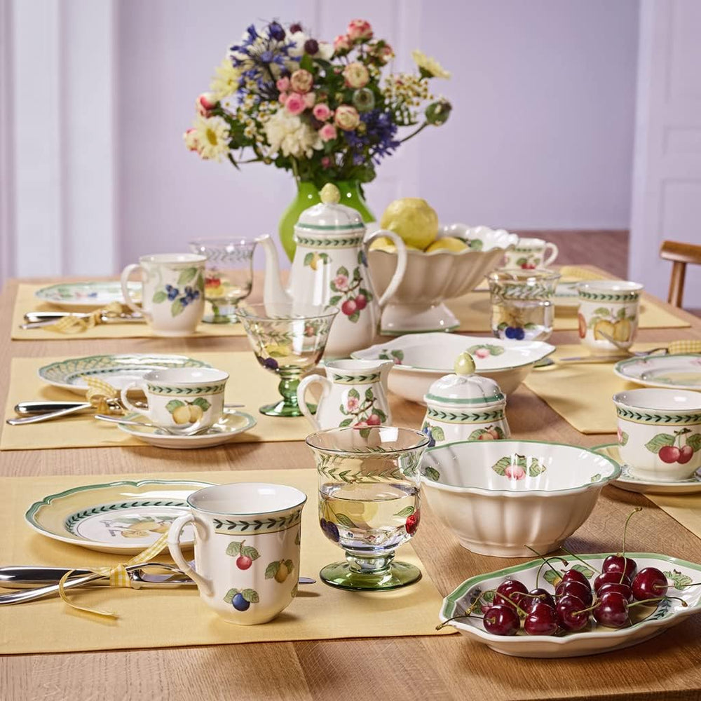 Villeroy & Boch French Garden Fleurence Cană de lapte, 250 ml, Porțelan Premium, Alb/Multicolor 1022810760 Mărime L (34-36)