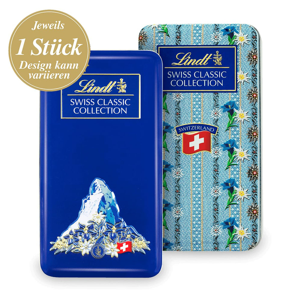 Cutie de ciocolată Lindt Swiss Classic Collection | Batoane de ciocolată cu lapte | Mini batoane de ciocolată | 185g | Cadou de ciocolată