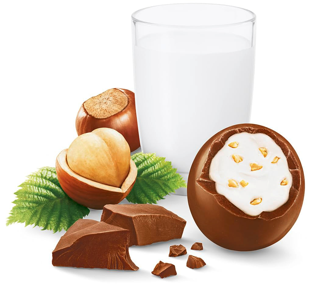 kinder Happy Moments Mini Mix – Cadou de Ziua Îndrăgostiților pentru el și ea – Pentru socializare și împărtășire cu prietenii și familia – 161 g