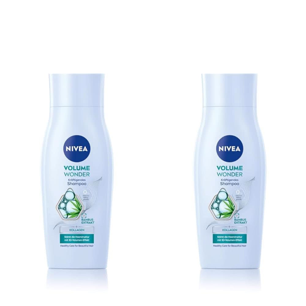 NIVEA Volume Wonder Șampon de întărire, șampon de volum, 50 ml Duș și baie Naty Shop 2 x 50 ml