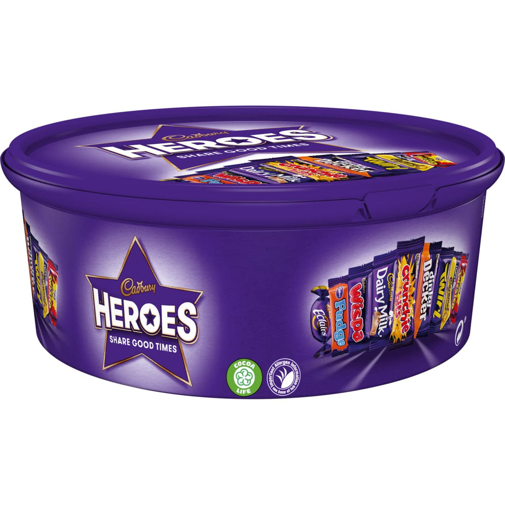 Cutie de ciocolată Heroes 550g