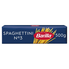 Paste Barilla Classic Spaghettini nr. 3 din grâu dur de înaltă calitate, întotdeauna al dente (1 x 500 g)