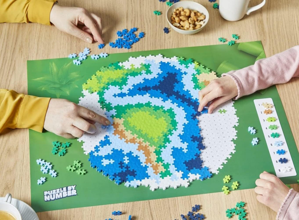 PLUS PLUS Earth Block Puzzle 800 pc(s) Globe, Erde