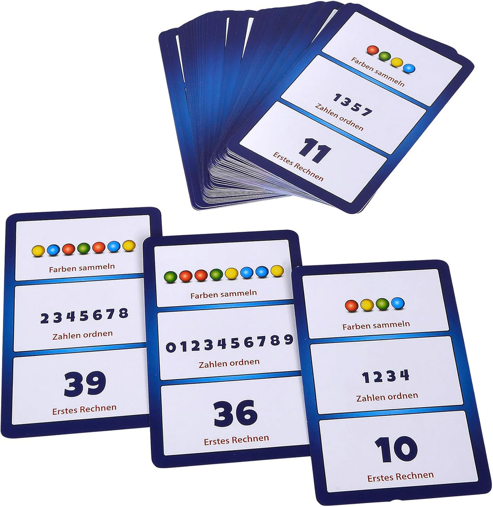 Noris 606064480 Kugelblitz, jocul de acțiune rapid ca fulgerul cu efect de învățare în diverse variante de joc, de la 4 ani