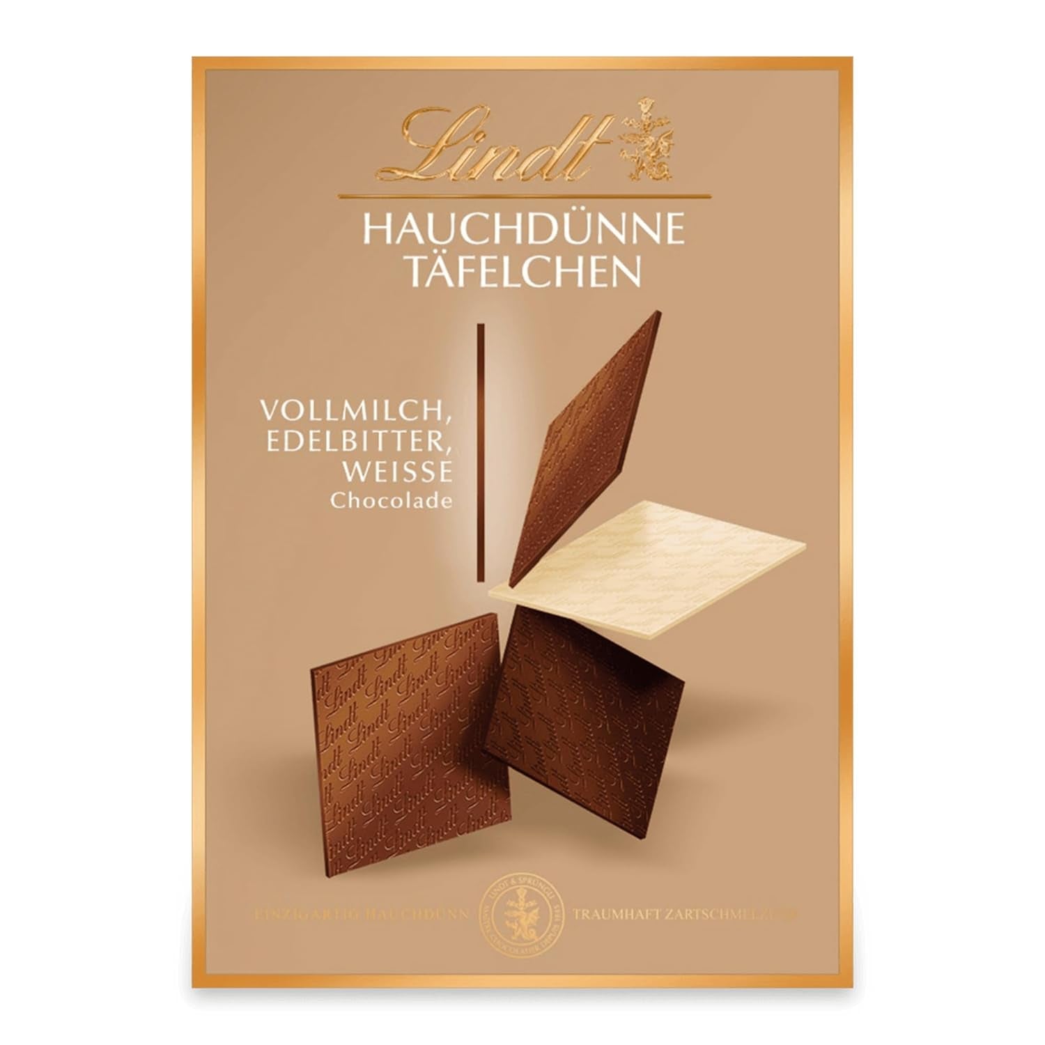 Batoane de ciocolată neagră Lindt Chocolate Ultra-Thin | 125 g | Batoane ultra-subțiri din cea mai fină ciocolată neagră | Deosebit de subțiri și de fine | Cadou de ciocolată (1 pachet)