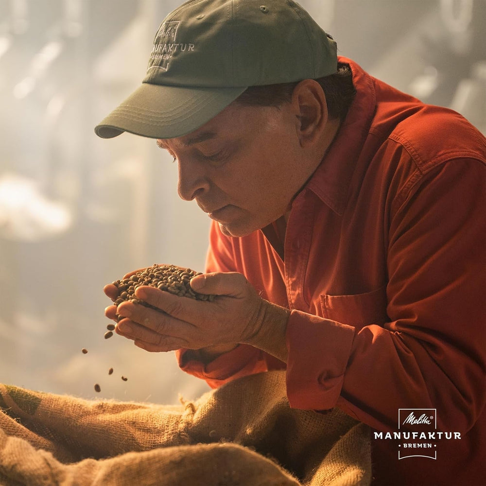 Melitta Manufaktur-Kaffee Guatemala Honey, cafea specială, 250G, boabe de cafea întregi, nemăcinate, cafea de origine unică, prăjire delicată cu tambur, prăjită în Germania, tărie 3 Cafea Naty Shop