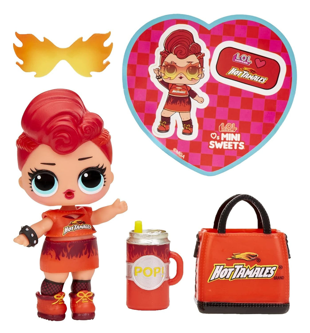 L.O.L. Surprise! Loves Mini Sweets Sammelpuppe - mit 8 Überraschungen - inkl. Accessoires & Candy Puppe inspiriert von Süßigkeiten - Geschenk für Kinder ab 4 Jahren
