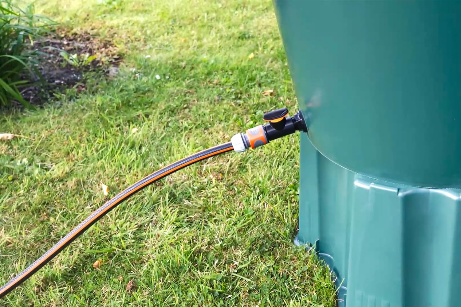 Racord rezervor cu robinet de închidere, filet exterior 26,44 mm, conector rapid 3/4", racord butoi de ploaie, butoi de ploaie, butoaie cu apă, 1 bucată