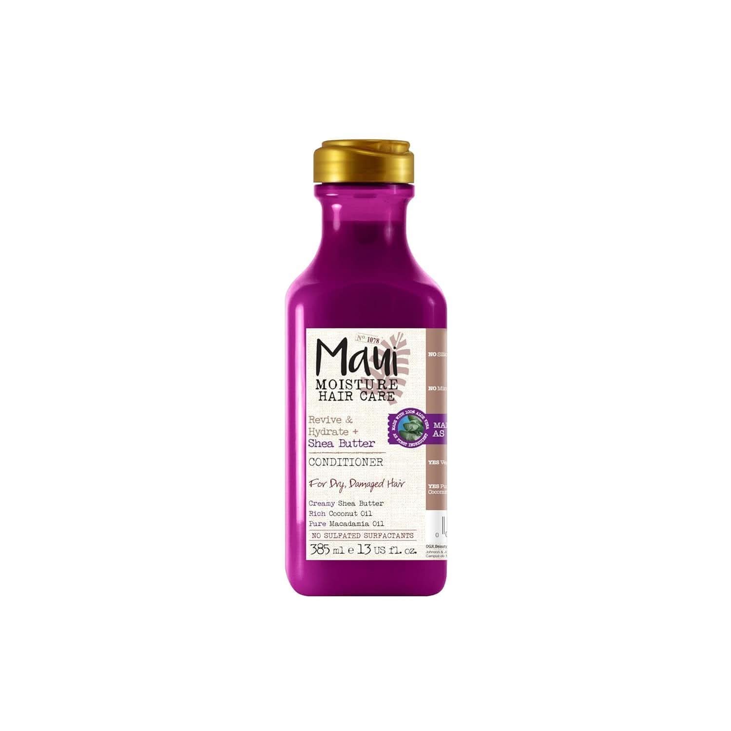 Maui Moisture Revive & Hydrate + Shea Butter, Sampon sau Conditioner, 385 ml Duș și baie Naty Shop Conditioner