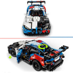 LEGO Technic BMW M4 GT3 EVO Rennwagen - Modellbausatz mit V6-Motor, Lenkung & öffnenden Türen - Gaming Geschenk für Jungen ab 11 Jahren & Jugendliche Motorsport Fans - 42226