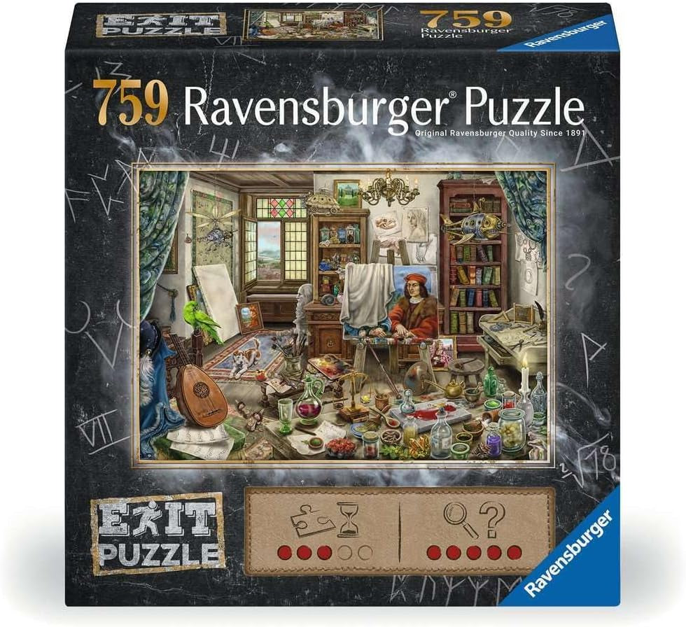 Ravensburger EXIT Puzzle 16782 Studioul artistului 759 piese Puzzle Naty Shop Titlu implicit