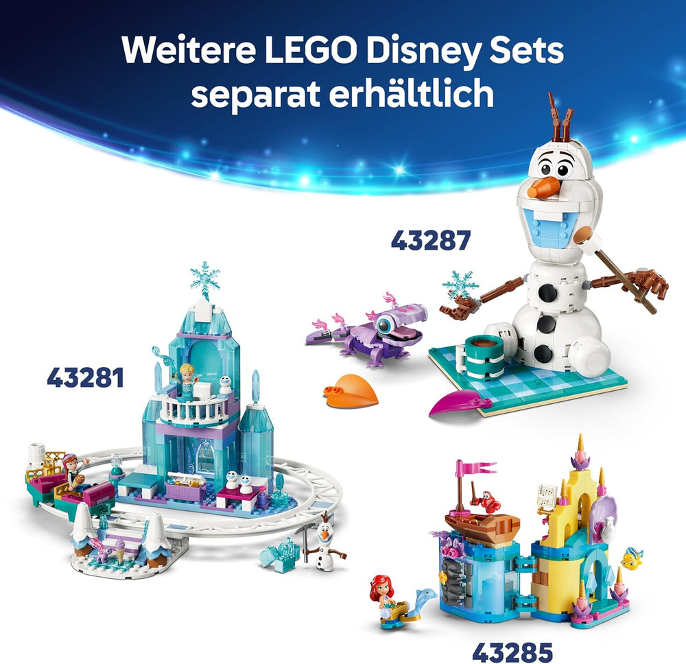 LEGO ǀ Disney Aristocats: Bezaubernde Marie - Spielzeug Katzenfigur mit Zubehör - inkl. Textilschleife - DIY Deko fürs Schlafzimmer - Geschenk für Mädchen ab 7 Jahren und Fans - 43286
