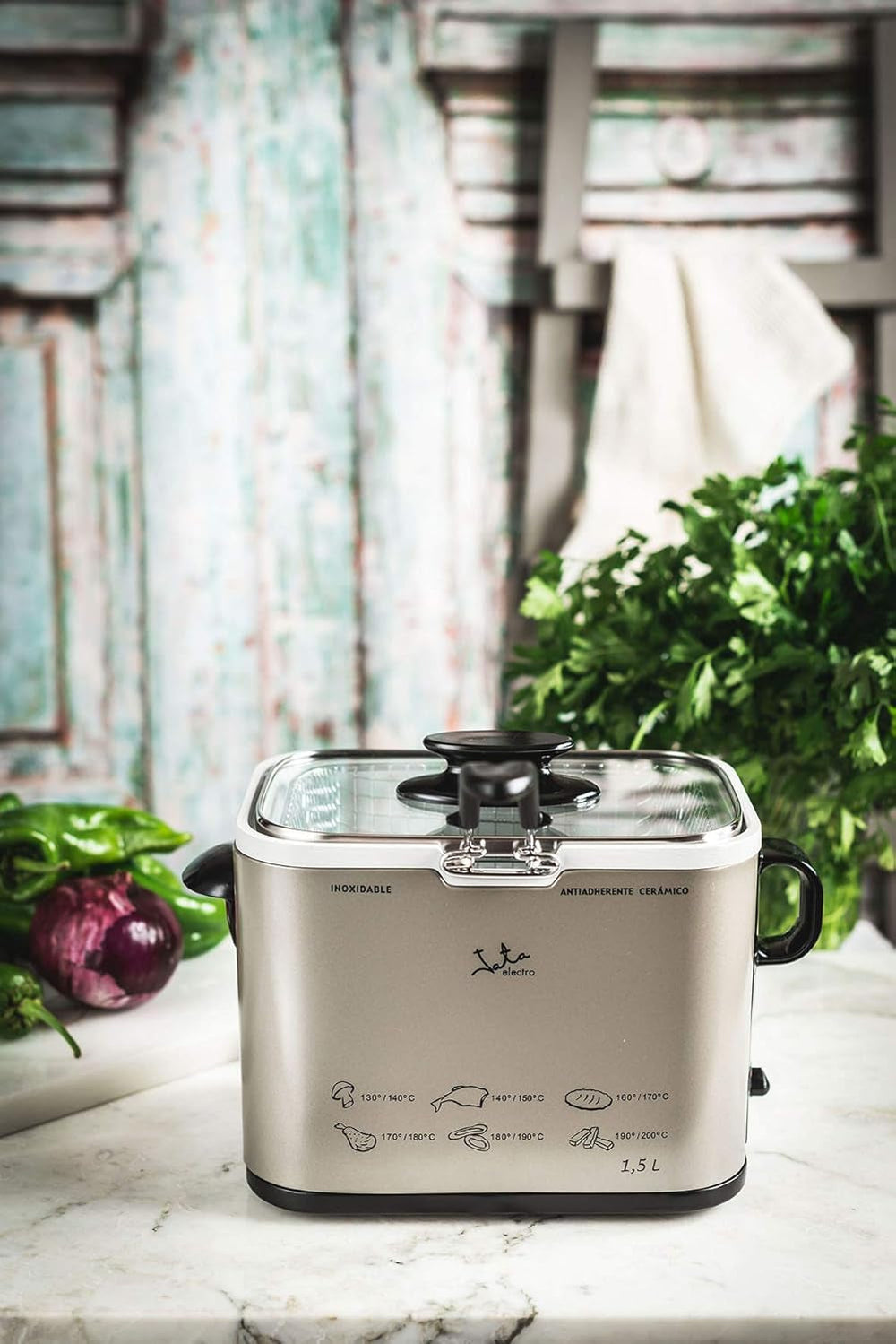 Tamaño FR326E - Friteuză, 1000 Watti, 1.3 Litri Electrocasnice Naty Shop