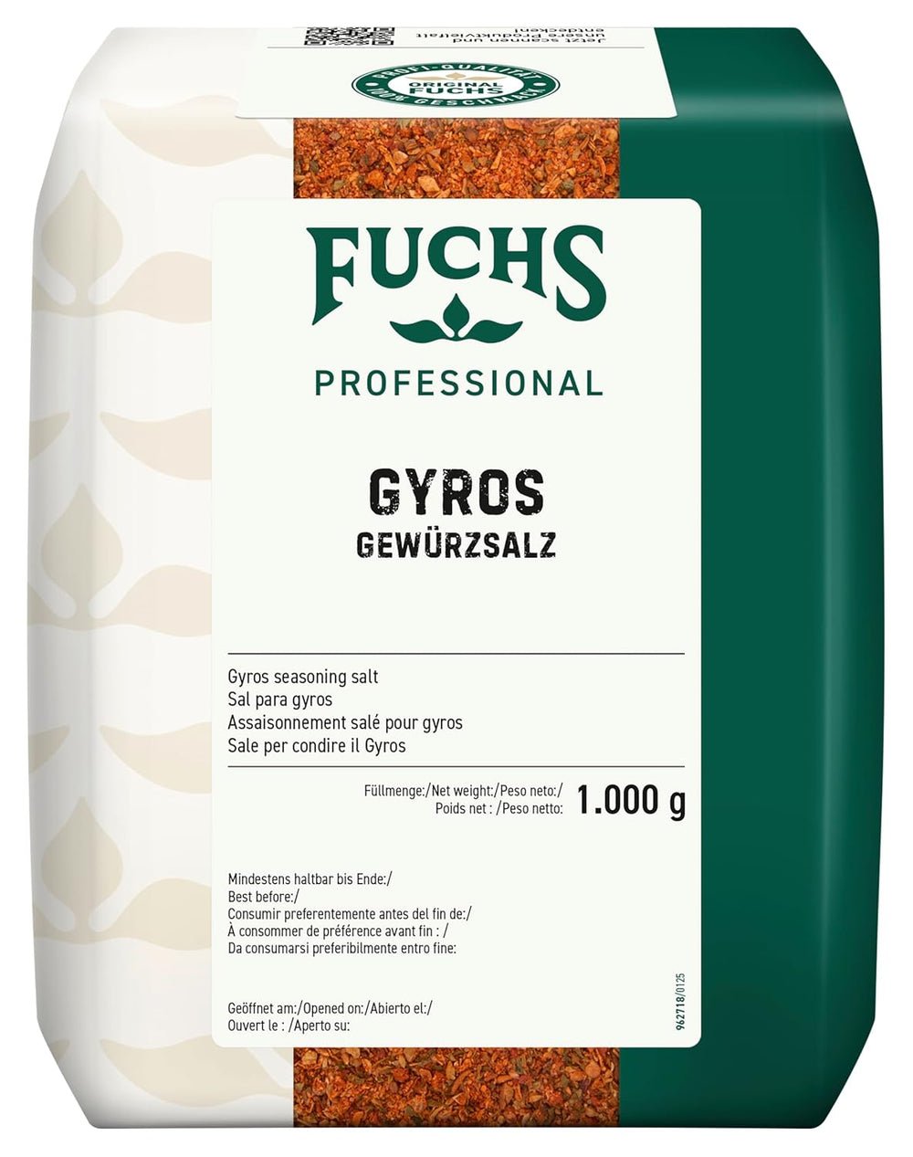 - Gyros Gewürzsalz | Gewürz für griechische Fleisch-Gerichte | Profi-Qualität für Großverbraucher | 1 kg im recyclebaren Beutel