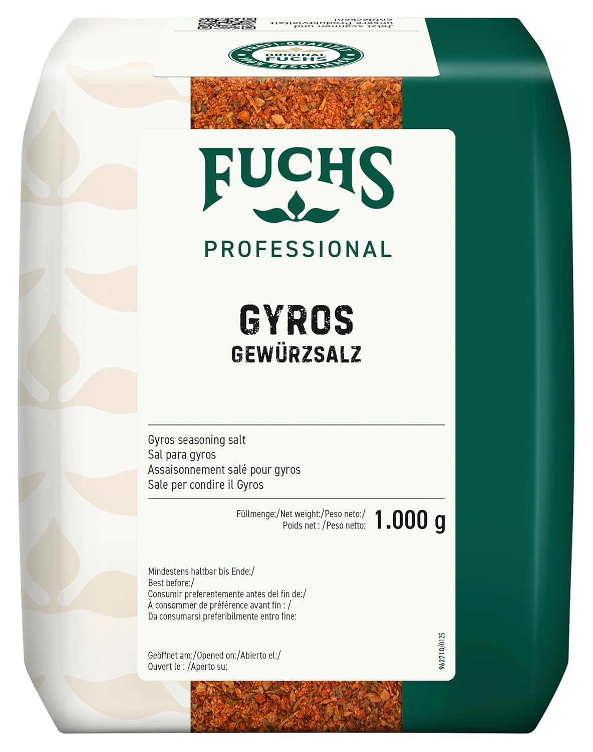 - Gyros Gewürzsalz | Gewürz für griechische Fleisch-Gerichte | Profi-Qualität für Großverbraucher | 1 kg im recyclebaren Beutel