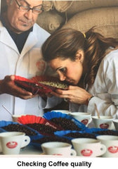 Boabe de cafea Saquella Caffe Saquella Espresso Extra Crema, 1 pachet (1 x 1 kg)