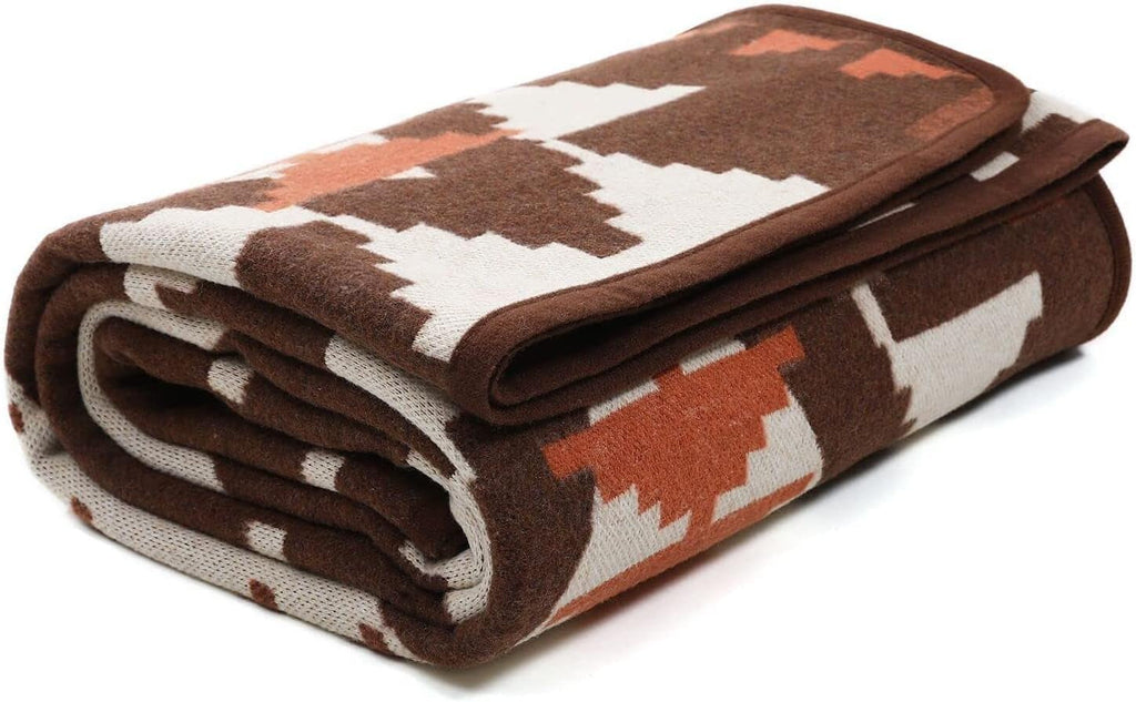ACUSHLA 200.7X160 Cm, 1.7 Kg, pătură, pătură de lână, pătură caldă de călătorie, pătură tricotată, decorativă, pături pentru canapea, scaun, canapea, pat, living, camping, potrivită pentru toate anotimpurile Ww203 Paturi si Cuverturi Besuche den ACUSHLA-Store maro indian 150 X 200 Cm