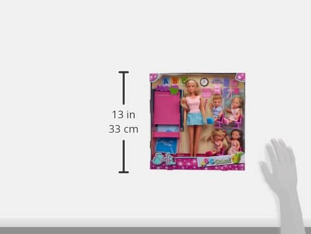 Simba - Păpușa Steffi Love Școlăriță – Păpușă 29 cm – Imagine și Accesorii + 4 Elevi – 105730472002