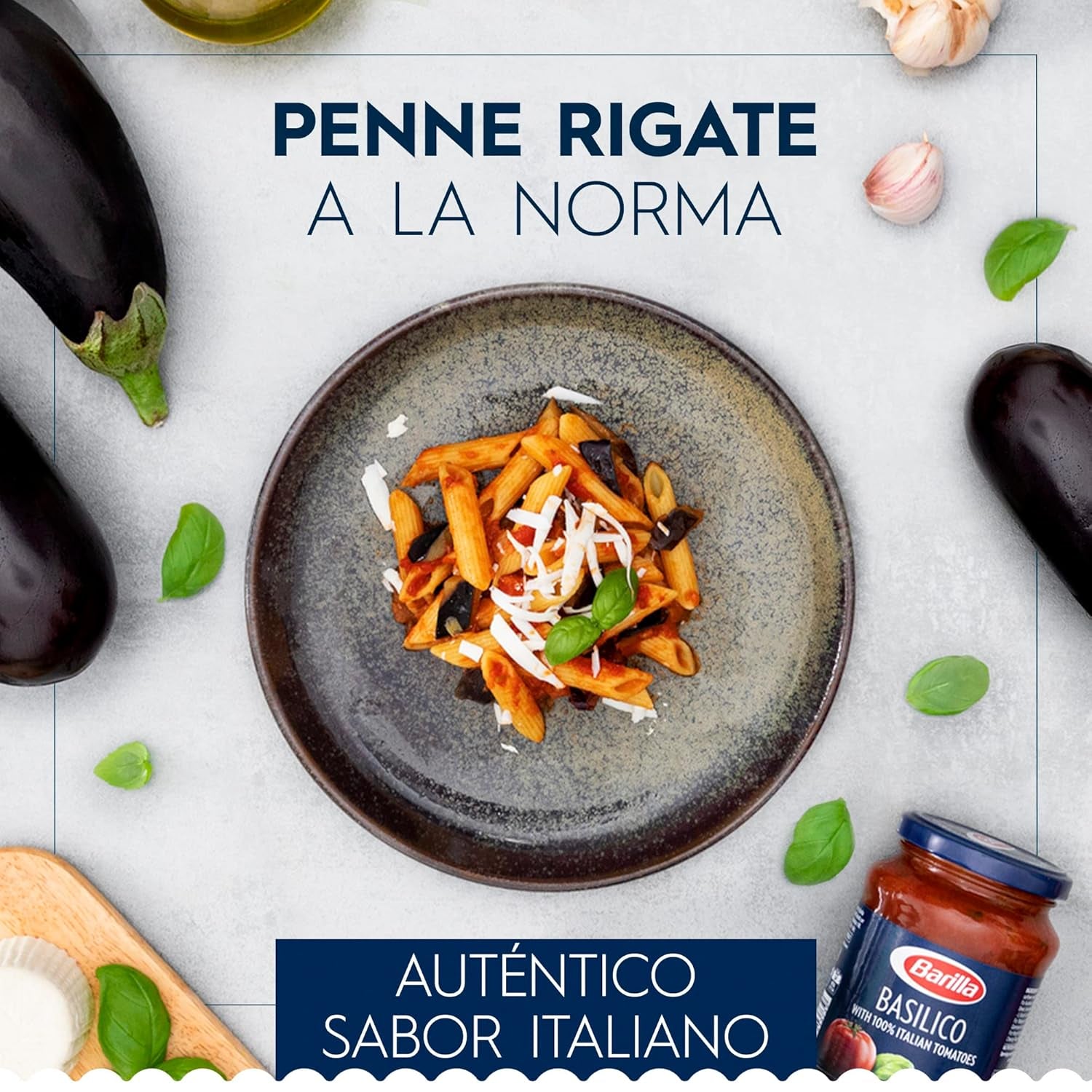 Paste Barilla Classic Penne Rigate Nr. 73 din grâu dur de înaltă calitate, întotdeauna al dente, (1 x 1 kg) 1 pachet