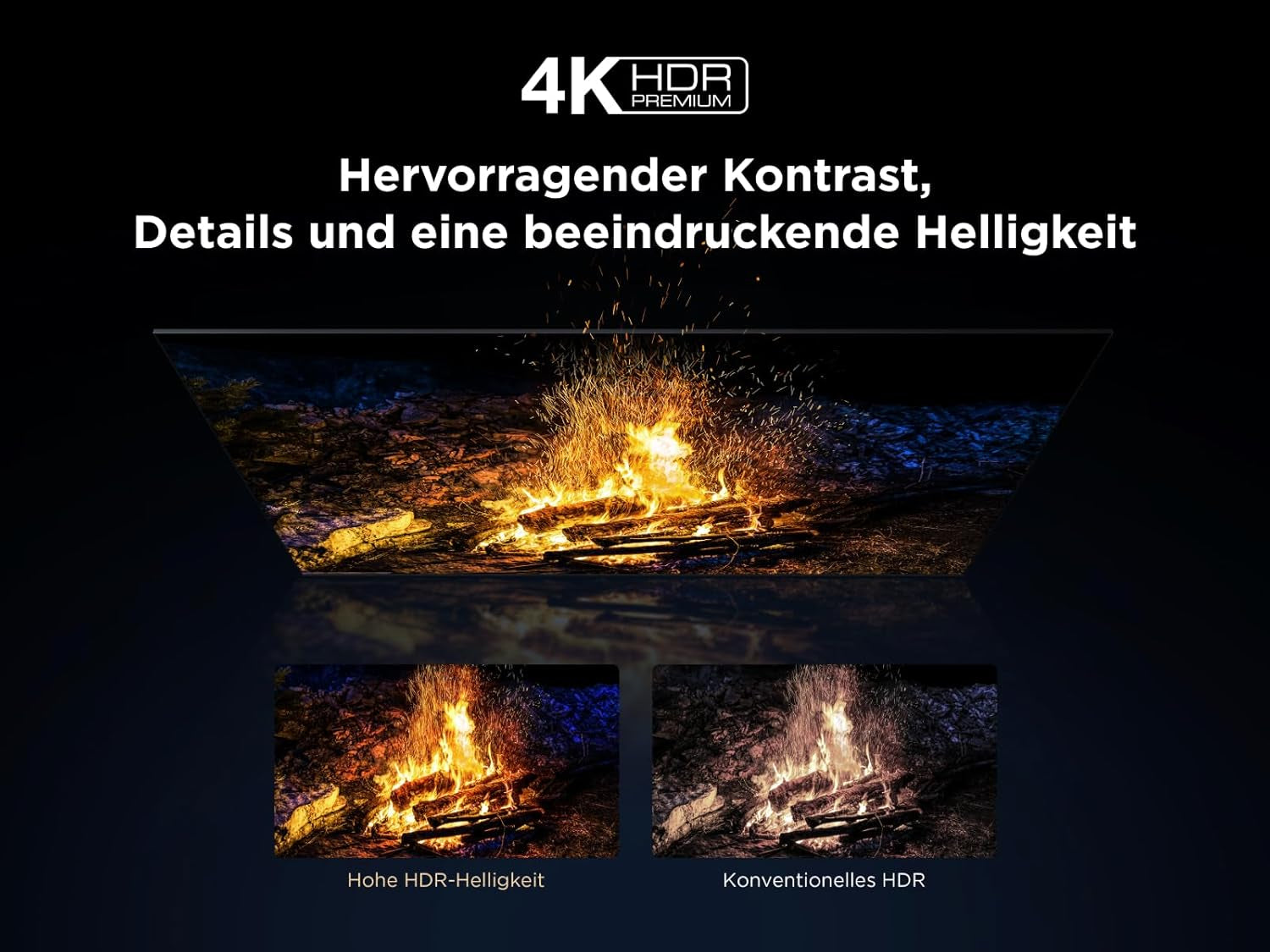 Televizor LED mini TCL 50C61KS QLED, 50 de inci, rezoluție 4K HDR Premium, Dolby Vision și Atmos, sunet Onkyo 2.0, Smart TV cu Google TV, Game Master, HDMI 2.1, AirPlay 2, Google Assistant și Alexa