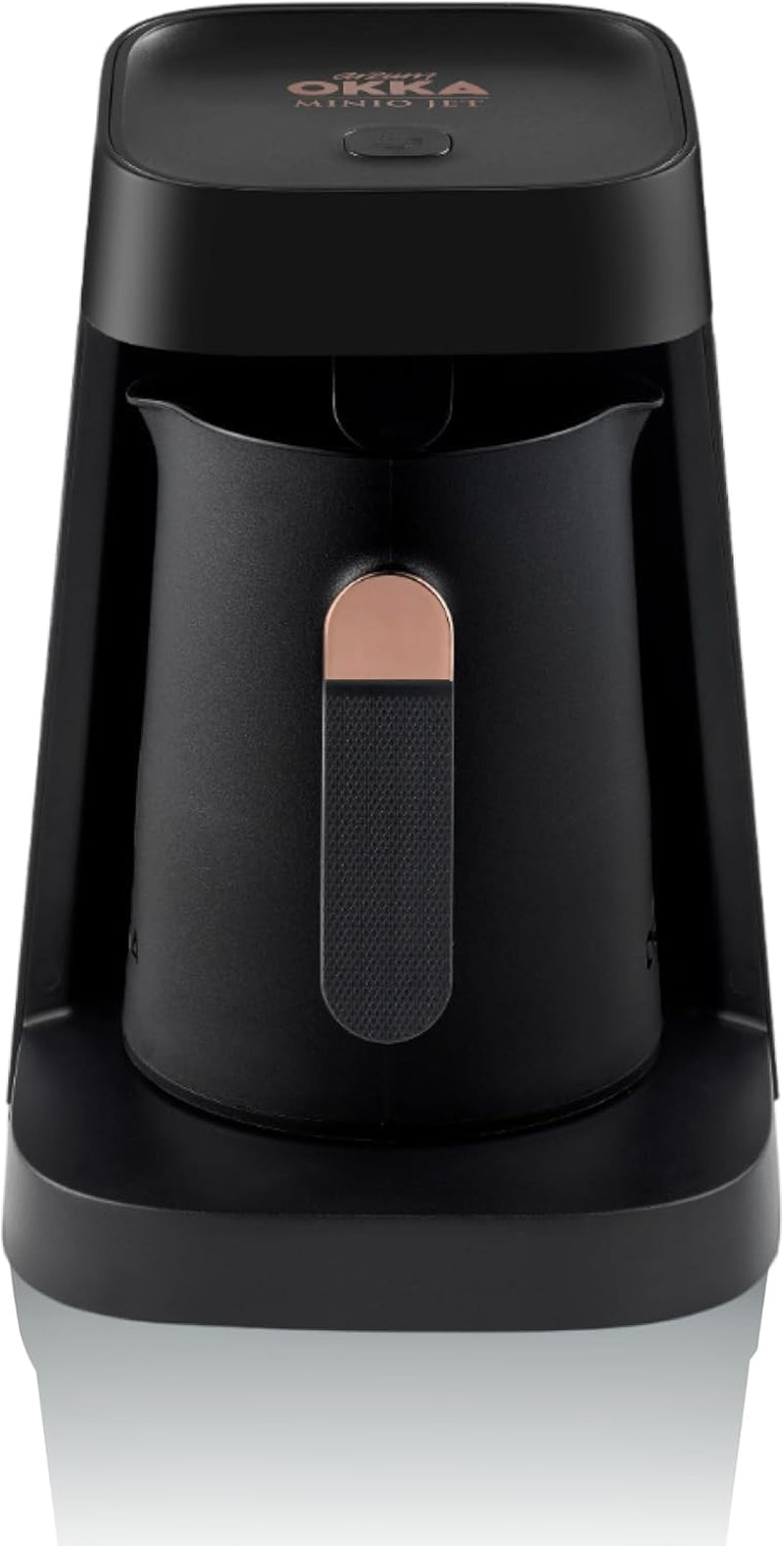 Cafetieră turcească Arzum Okka MINIO JET, 400 W, capacitate 5 căni, protecție la preaplin, sistem de avertizare acustică, cafetieră turcească, crom