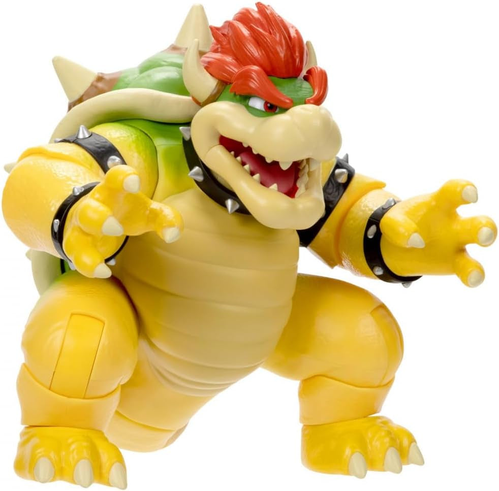 FIGURINA DE ACȚIUNE SUPER MARIO BROS. MOVIE figurină de acțiune Bowser de 18 cm înălțime, cu 15 puncte de articulare în care se poate adăuga apă pentru efecte de suflare a focului! Pentru copii și colecționari Action figures Naty Shop Titlu implicit