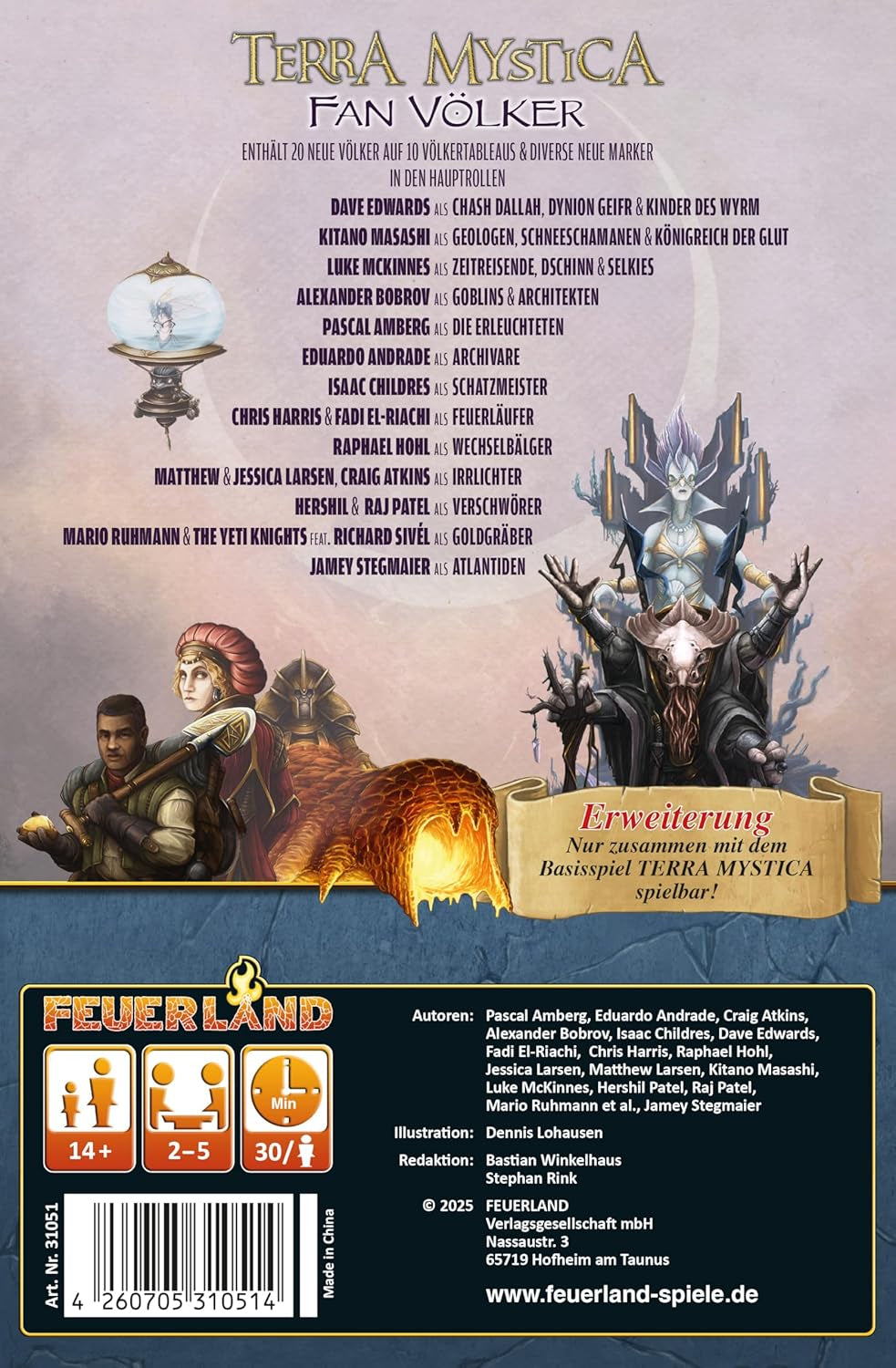 Terra Mystica: Curse pentru fani