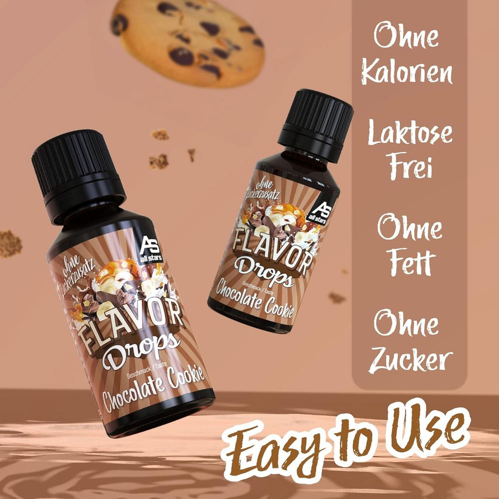 ALL STARS Flavor Drops, Picături aromate fără zahăr adăugat și fără calorii - Dulceață și aromă pentru alimente, 30 ml Indulcitori Naty Shop
