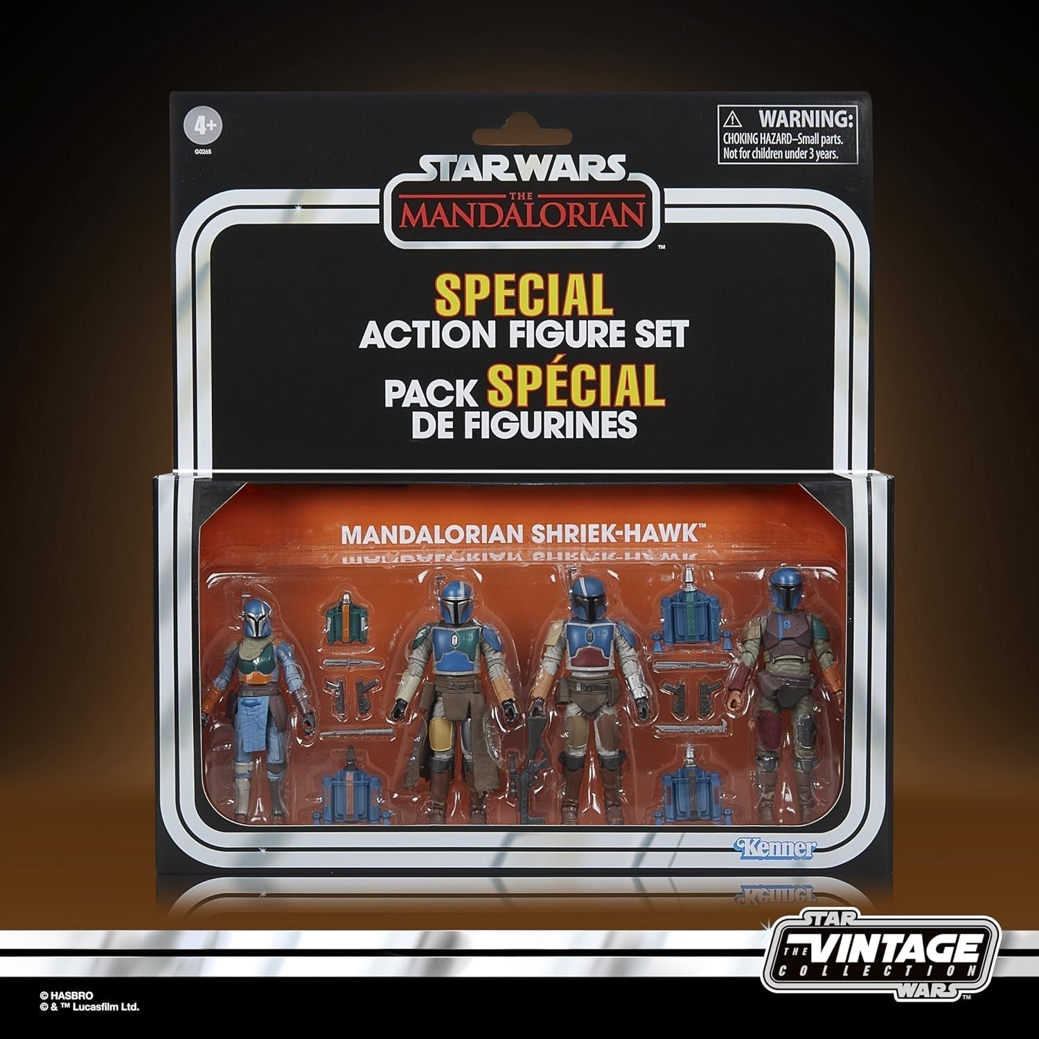 Star Wars Colecția Vintage Mandalorian Shriek-Hawk, 4-Pack Mandalorian, Scala 9.5 Cm Action figures Naty Shop