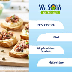 Maioneză pe bază de plante din soia, fără ouă, ideală pentru vegani și vegetarieni, versatilă în bucătărie, 4 x 150 ml