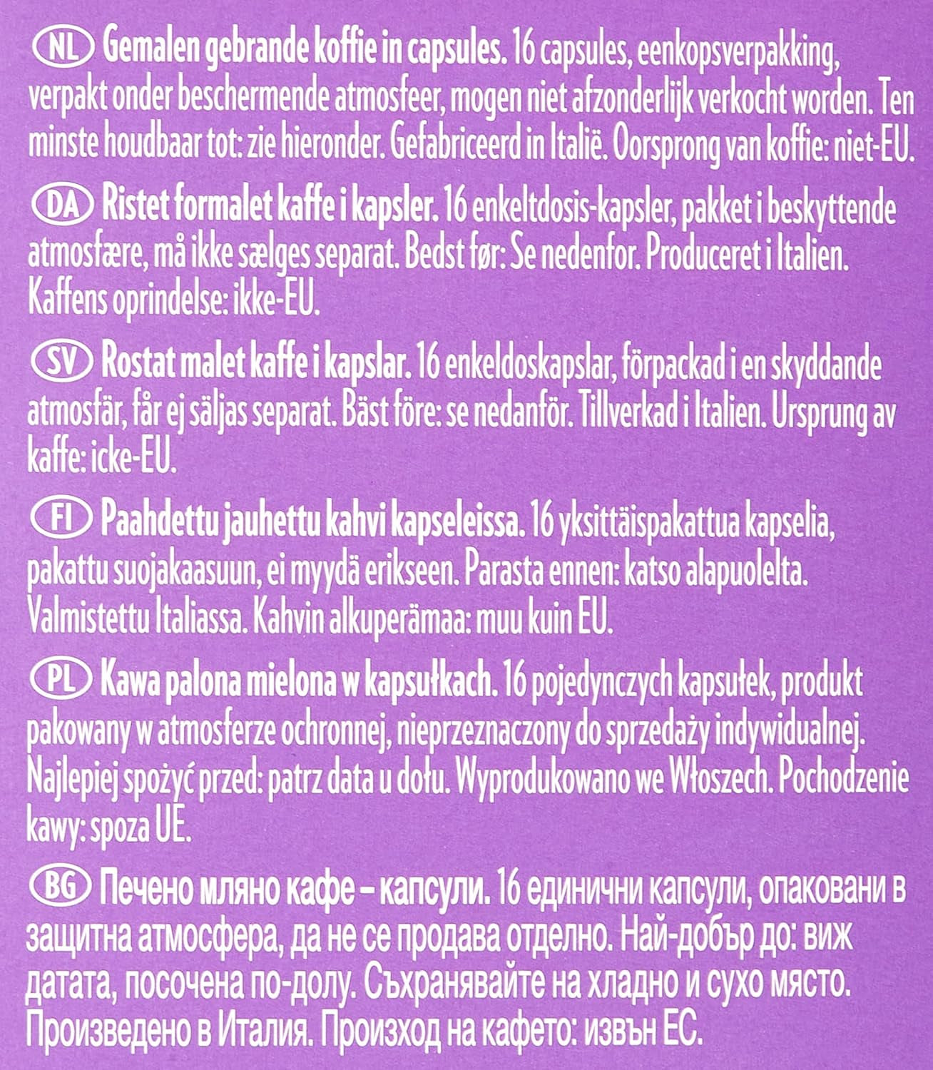 Lavazza A Modo Mio Espresso Soave, 1 x 16 Kapseln (1 x 112 g)