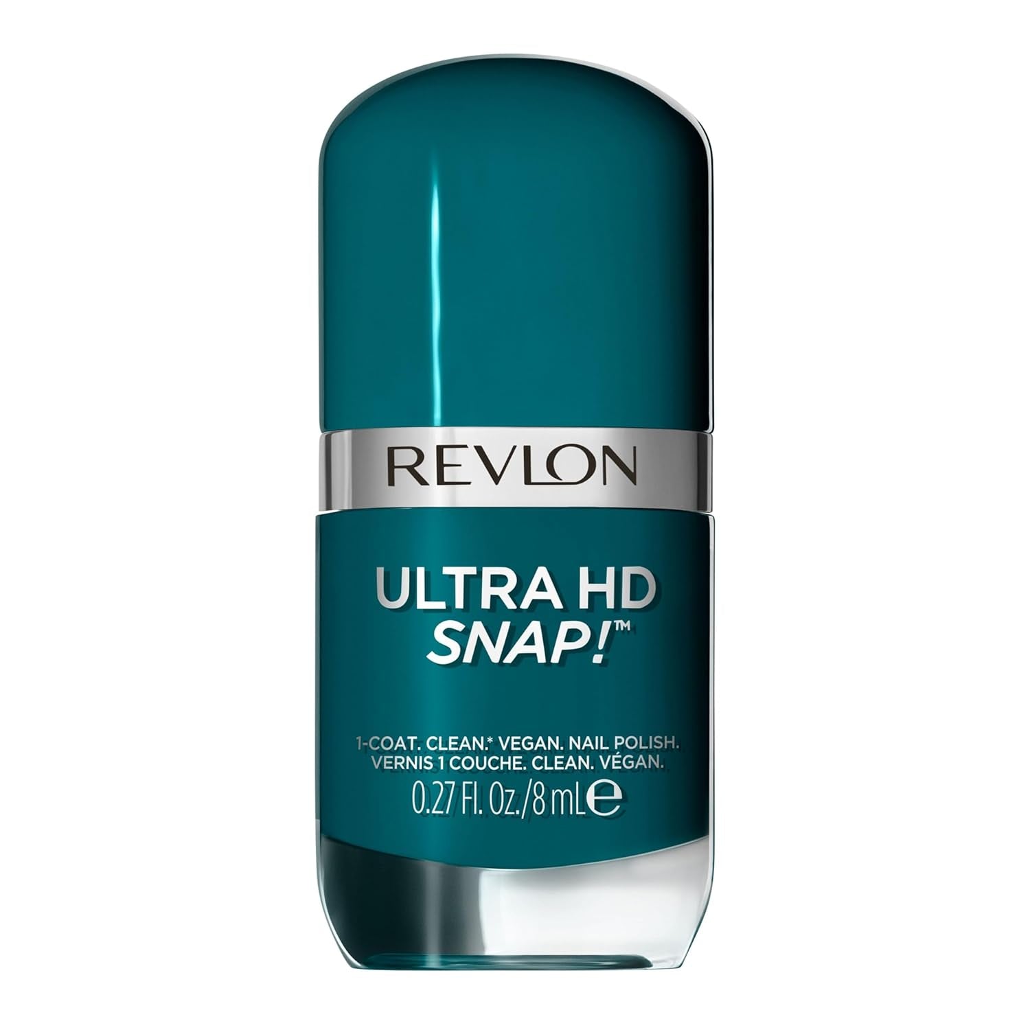 Oja Revlon Ultra HD Snap, formulă vegană de lungă durată, uscare rapidă și aplicare într-un singur strat, acoperire completă, culoare (8 ml) Hot Stuff (007), unisex