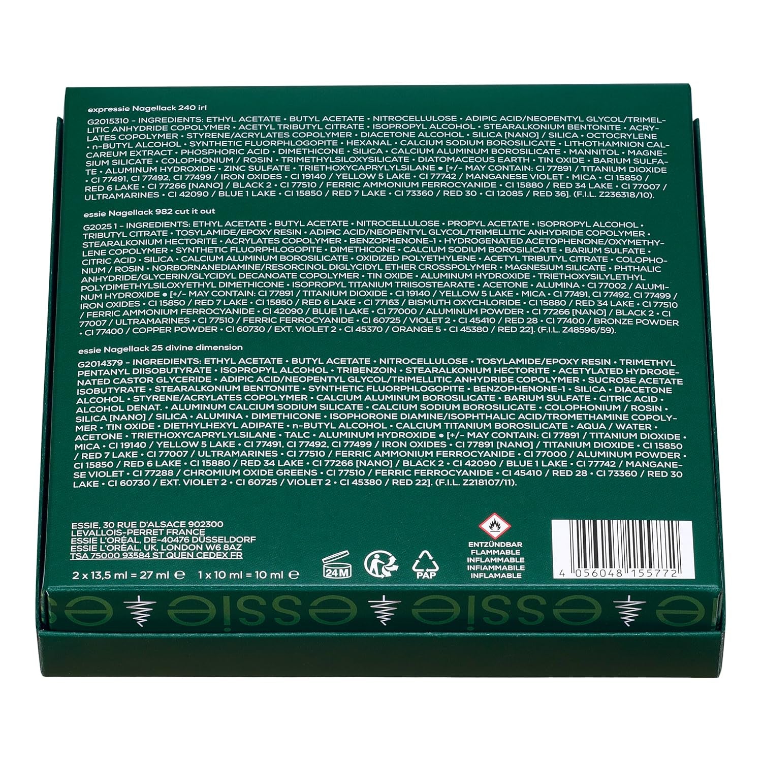 Set Essie Nail Art de Crăciun 2025 pentru look-uri festive