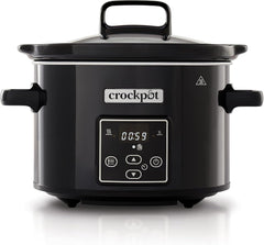 Slow cooker digital Crockpot, funcție de menținere la cald, 2,4 litri (1-2 persoane) Slow Cooker Naty Shop Default Title