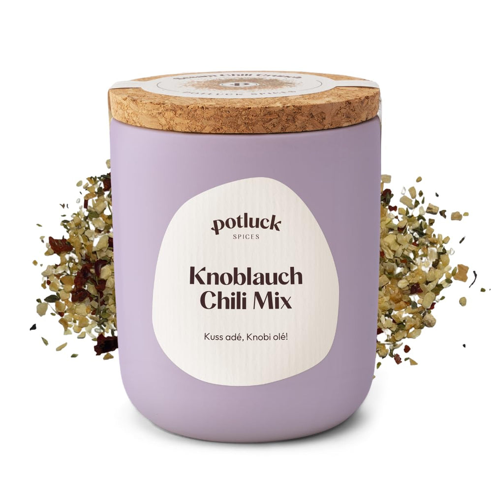 Potluck | Stullen Spice | Gewürzzubereitung im Keramiktopf | 60 g | Vegan, glutenfrei und mit natürlichen Inhaltsstoffen