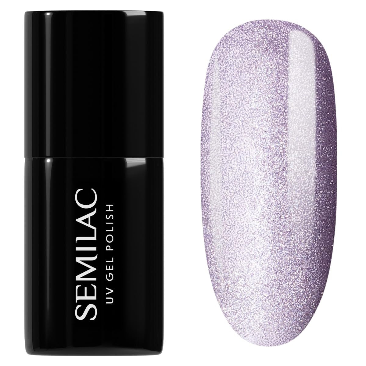 Oja UV Semilac 664 Lilac Gloss 7 ml – Efect Cat Eye, Reflexii unice cu instrument magnetic – Colecția Gloss Gala