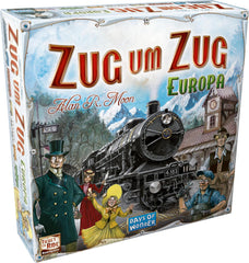 Asmodee, Ticket to Ride: Europa, Days of Wonder, Joc de bază, Joc de familie, Joc de societate, 2-5 jucători, Vârste 8+, 30-60 de minute, Germană
