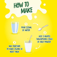 Instant Vollmilchpulver, Ersatz für frische Milch, für Tee und Kaffee, 1,8 kg Dose