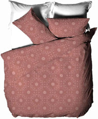 The Linen Yard Bohemian Duvet Cover Set, Red, 260 X 220Cm Plapumi si pilote Naty Shop Argilă roșie Pat de o persoană